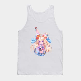 Easter Bunny Girl Festive Girl Tank Top